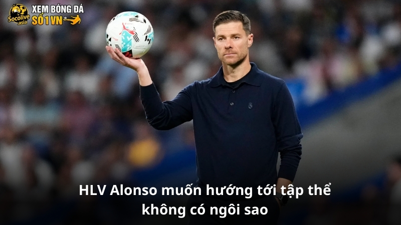 Vinicius mất vị thế tại Real Madrid, HLV Alonso gửi thông điệp mạnh mẽ 3 HLV Alonso muốn hướng tới tập thể không có ngôi sao