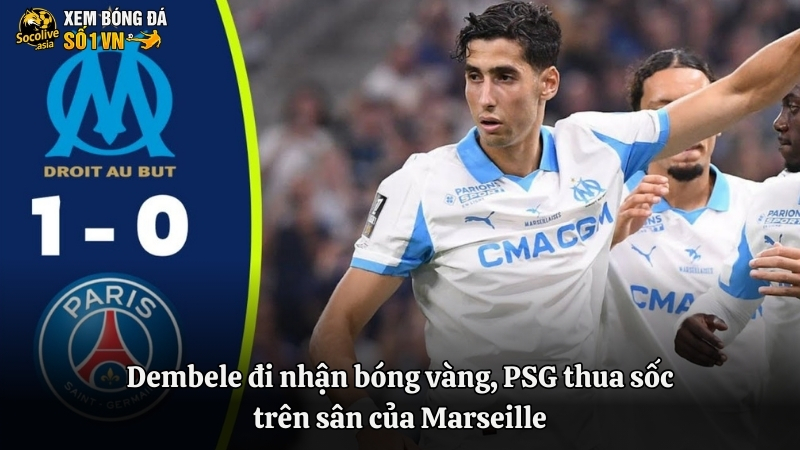Chiến tích phi thường, Aitana Bonmati lần thứ 3 liên tiếp giành Quả Bóng Vàng nữ 3 Dembele đi nhận bóng vàng, PSG thua sốc trên sân của Marseille