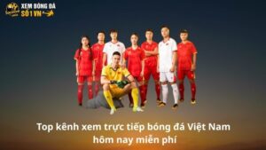Top kênh xem trực tiếp bóng đá Việt Nam hôm nay miễn phí tốt nhất