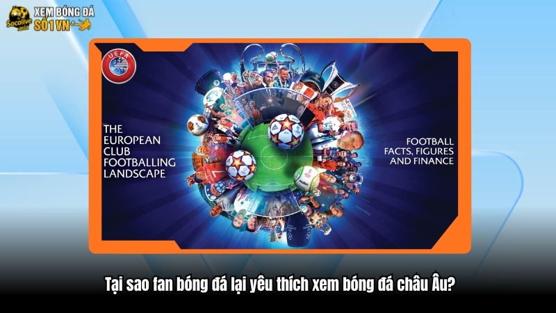 Tại sao fan bóng đá lại yêu thích xem bóng đá châu Âu?