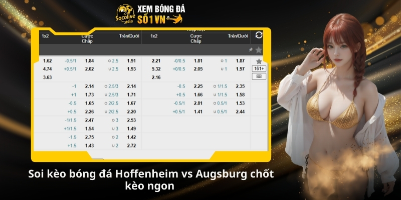 Soi kèo bóng đá Hoffenheim vs Augsburg 21:30 29/11 – Cơ hội vàng để Hoffenheim trở lại 4 Soi kèo bóng đá Hoffenheim vs Augsburg chốt kèo ngon