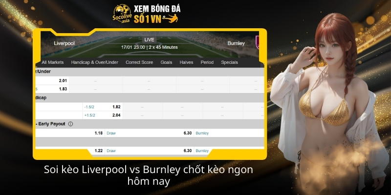 Soi kèo Ngoại Hạng Anh đêm nay Liverpool vs Burnley 22:00 17/01 4 Soi keo Liverpool vs Burnley chot keo ngon hom nay