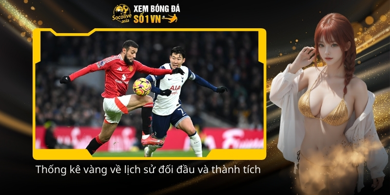 Dự đoán kèo Manchester United vs Tottenham Hotspur 19:30 07/02 theo phong độ 3 Thong ke vang ve lich su doi dau va thanh tich
